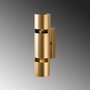 Opviq Lámpara de Pared de Metal Dorado